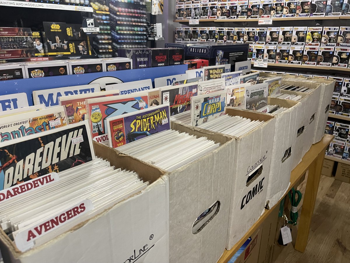 HullPops's tweet image. Our comics have been refreshed. Hundreds of new titles! In store only

#Comic #Comics #ComicStore #ComicShop #Marvel #DC #GraphicNovels