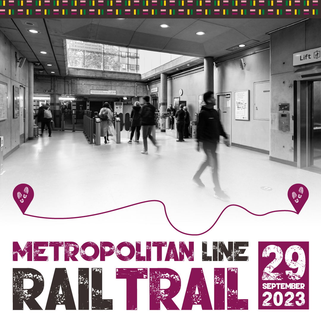 RailAid2023's tweet photo. Soak up the sights and sounds of London while raising vital support for vulnerable children across the UK, India and Africa. 
Sign up to the Metropolitan line Rail Trail on September 29th and get ready for the perfect autumnal day out 🍂. https://t.co/IqFcarGRJV
#RailTrail #TfL https://t.co/lWNu92MGTw