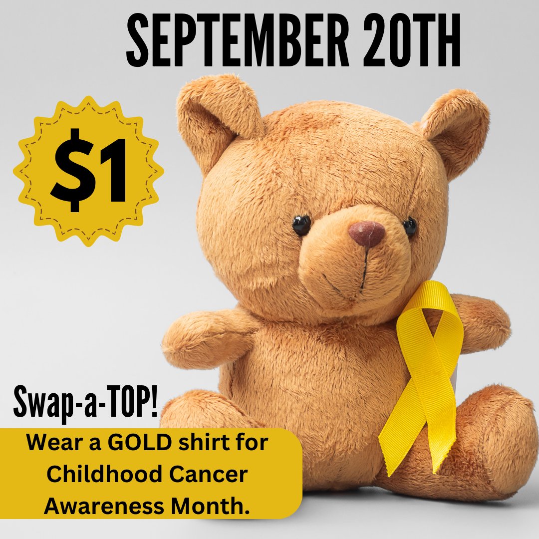Tomorrow is Swap-a-TOP for $1.00