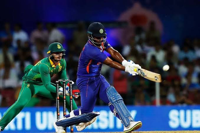 I remember his inning of 86 of 63 ball coming at no.6 That match India lost but it made me hooked on to this guy. It’s not FAIR on his potential and talent. The one missing jinx is Sanju Samson in this world cup like Shikhar Dhawan was in 2019. @BCCI #SanjuSamson #INDvBAN