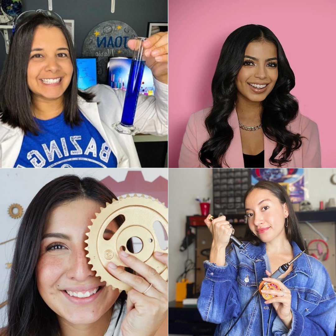 GirlsWhoCode's tweet photo. Happy #HispanicHeritageMonth. 🎉 We’re so proud to celebrate the incredible work, culture, and heritage of our Hispanic and Latinx communities as they change the face of tech. 

Learn more about these four Latinx women making waves in STEM. https://t.co/ABDaUP58Vk https://t.co/hDflGSXIJH