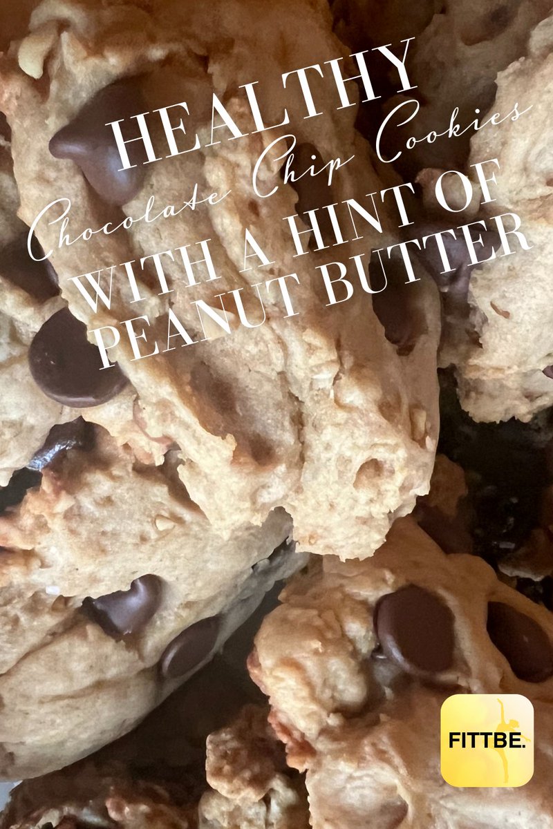 Fittbe's tweet photo. Healthy Chocolate Chips cookies with a hint of Peanut Butter! The perfect way to kick off a weekend of self care. Get the recipe: https://t.co/JOtqpAoN0G

#healthychocolatechipcookies #fittbe #fittbeapps #healthybaking https://t.co/BVBkusZQ8n