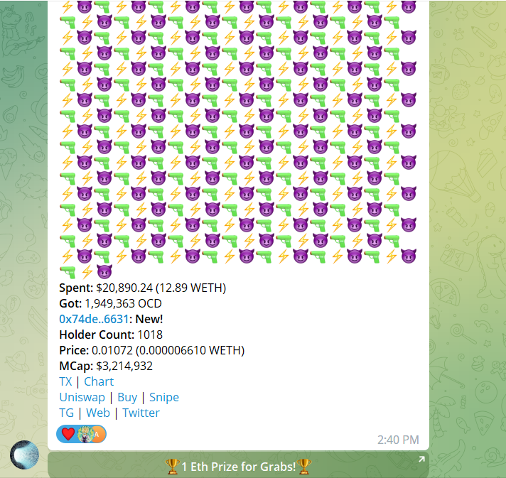 corgil's tweet photo. Whales incoming!🐋🐳

$OCD 📈 https://t.co/ybTWcAPTCf