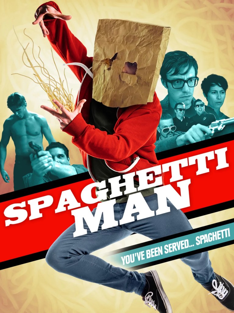 mp_festivales's tweet photo. #Spaghettiman de Mark Potts es el anti-superhéroe que no te esperas. Un vago adquiere poderes de tirar spaghettis y lo aprovecha para ganar dinero. Pero su labor levanta ampollas y se las tendrá que ver con un inesperado villano. Divertida, irreverente y con mucha pasta #Bretina8 https://t.co/POX3IWpayD