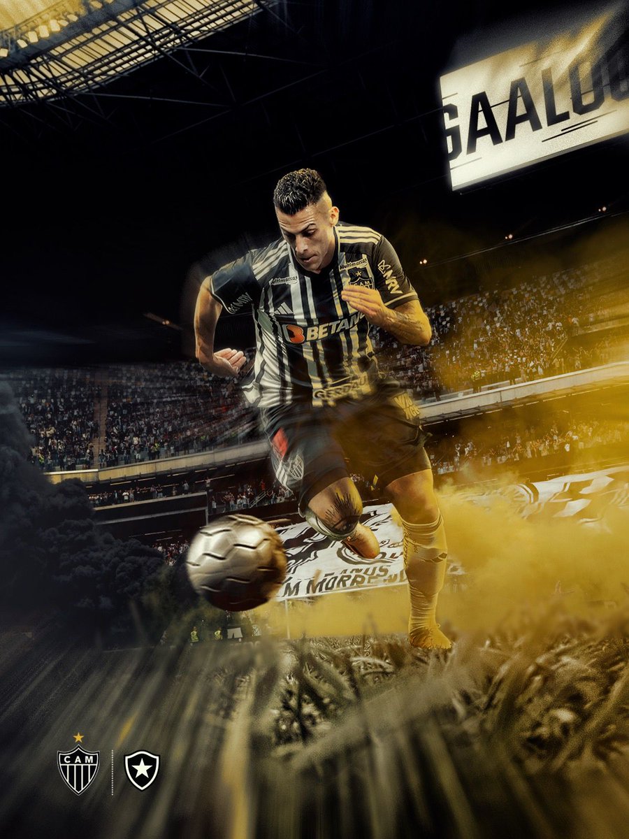 Atletico's tweet photo. 💪🏾⚫⚪ HOJE TEM GAAAAAAAAAAAAAAAAAAAAAAAAAAAAAAAALLLLLLLLLLLLLLOOOOOOOOOOOOOOOOOOOOOOOOOOOOOOO! VAMOS EM BUSCA DA VITÓRIA!

⚽ @Atletico 🆚 @Botafogo
🏆 @Brasileirao
⚙ 23ª rodada
🕘 21h
🏟 @ArenaMRV
📺 @Sportv e @canalpremiere
🎥 Pré-jogo 18h20

#GaloPaixãoNacional #CAMxBOT 🏴🏳️ https://t.co/Ft9Ij3kBzV