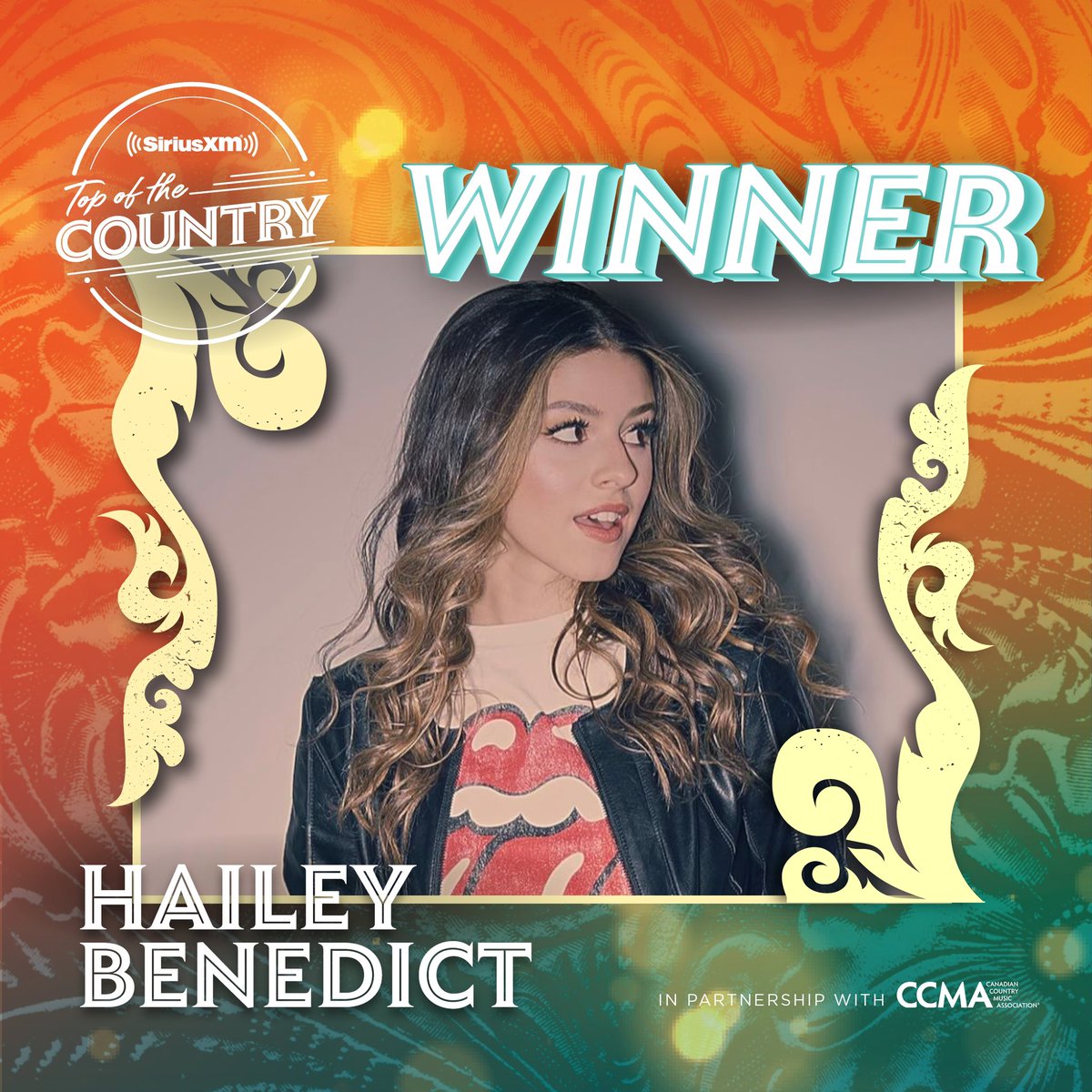 thatsmehaileyb's tweet photo. What an honour to be named this year’s @siriusxmcanada Top of The Country Winner.  This entire program has been an incredible experience from start to finish. Thank you so much to SiriusXM, @CCMAofficial @prsguitars &amp; to everyone who made this possible. https://t.co/hzHpBgjTdJ