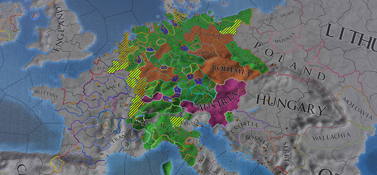 HREhistorian's tweet photo. Forget the Roman Empire - journalists should look into all the men who think about the *Holy* Roman Empire every day. In my case, it's because I'm a weirdo academic interested in peculiar political entities. I suspect grand strategy games are mostly responsible, though. https://t.co/YjQYhVt65v