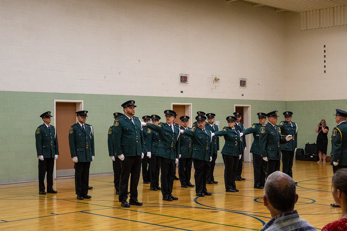 KevinHollandMPP's tweet photo. In case you missed it...
I had the privilege to accompany Minister Smith to the Conservation Officer Graduation ceremony last month.
Congratulations to our new #conservationofficers!! https://t.co/q0hrO23mox