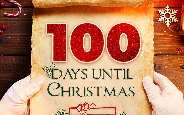 ScottJayMarks's tweet photo. It's officially #100daystillchristmas #christmas #holidaysarecoming #christmascountdown 🎅 https://t.co/akD4v5l8bu