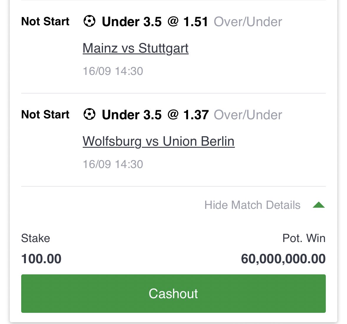 feranmi_flash1's tweet photo. 100 Naira Stake Win 60m🤭 https://t.co/tod1IUYeg0