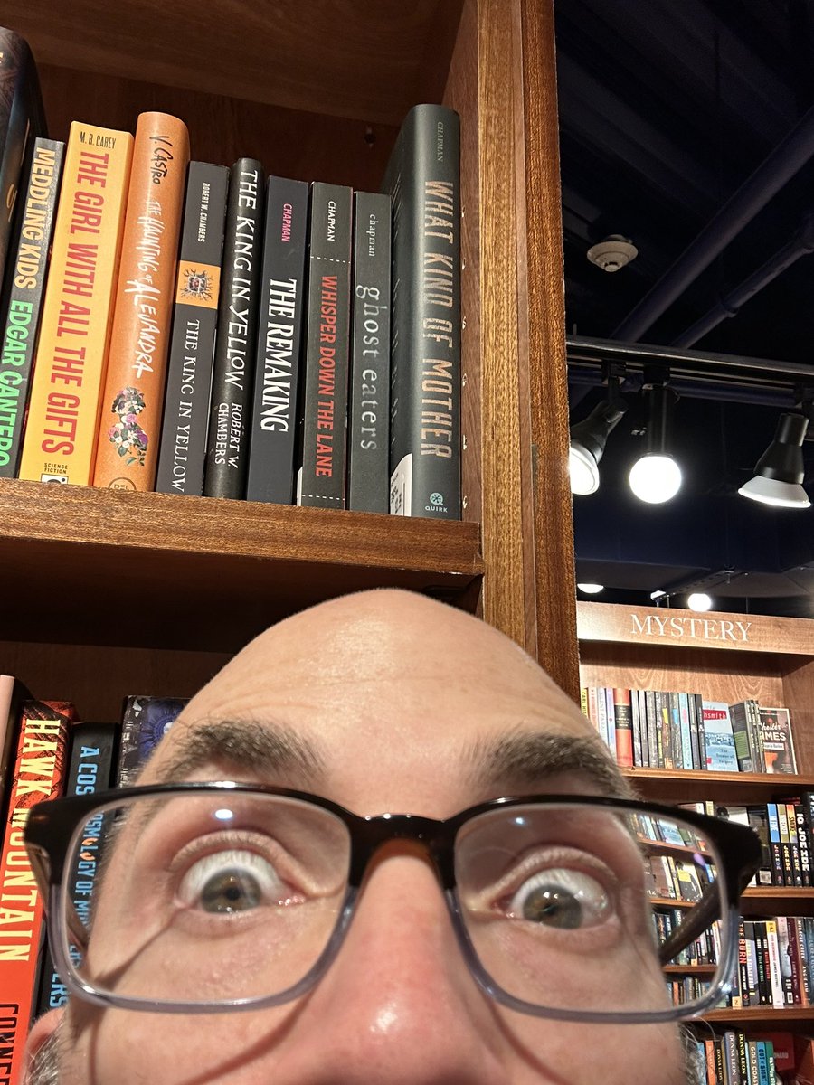 Clay McLeod Chapman (@claymcleod) on Twitter photo Spent the day wandering through NYC, visiting some of my fave bookstores and hanging with some of the best booksellers. It’s a release day/week ritual to sneak into stores and peek at my new book. I spotted WHAT KIND OF MOTHER at <a href="/TaylorCoBooks/">Taylor & Co. Books</a> <a href="/booksaremagicbk/">Books Are Magic</a> <a href="/mcnallyjackson/">McNally Jackson</a> Spent the day wandering through NYC, visiting some of my fave bookstores and hanging with some of the best booksellers. It’s a release day/week ritual to sneak into stores and peek at my new book. I spotted WHAT KIND OF MOTHER at <a href="/TaylorCoBooks/">Taylor & Co. Books</a> <a href="/booksaremagicbk/">Books Are Magic</a> <a href="/mcnallyjackson/">McNally Jackson</a>