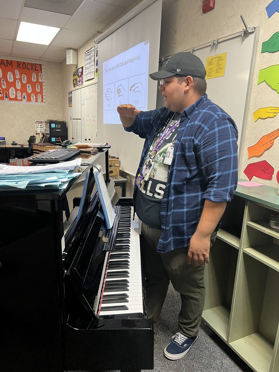 Music instruction is in full effect for all our scholars in Mr. Flores’s class. #FalconsUnitedInExcellence #AvalonMusic