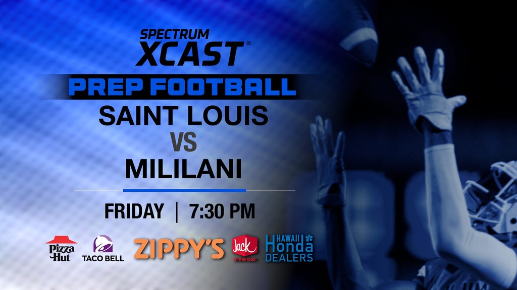 OC16Sports's tweet image. Prep Football: Saint Louis vs Mililani
📅: Friday, September 15
⏰: 7:30 PM
📺️: Spectrum XCast (channel 1017)
💻️: oc16.tv

#spectrumoc16sports #prepfootball #ILHfootball #OIAfootball #hawaiifootball