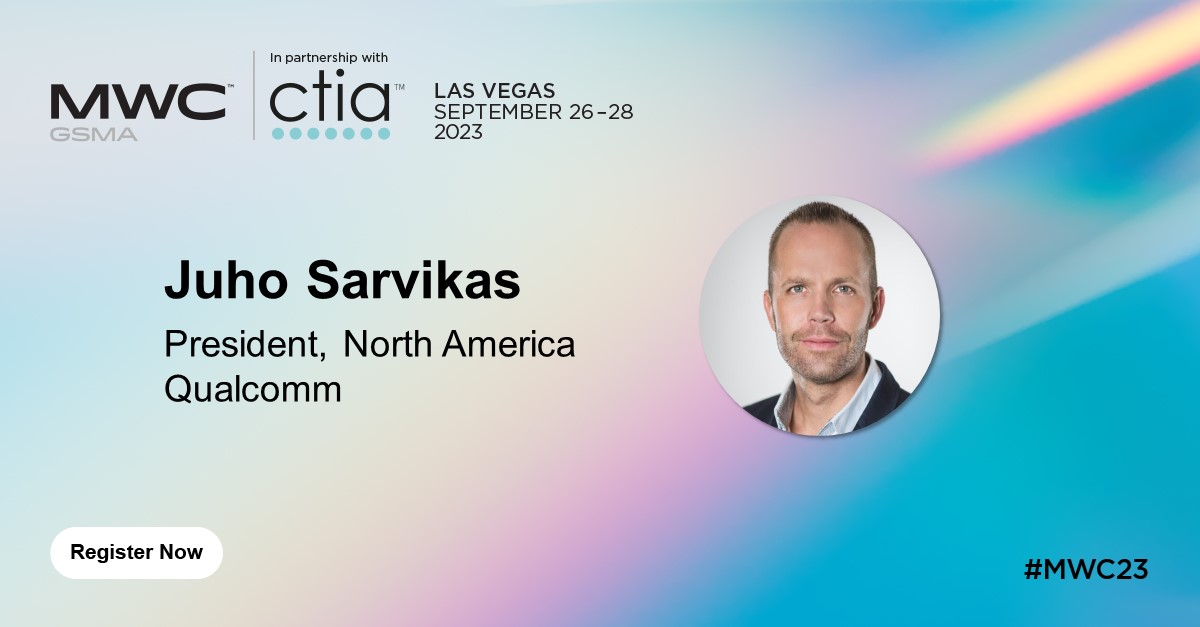 sarvikas's tweet photo. Please join me at Mobile World Congress LV on Tuesday, September 26th at 1:30 to discuss how the intersection of #AI and #5G will accelerate digital transformations across industries. As @Qualcomm continues to lead in AI at the edge and 5G evolution, there is a lot to unpack. https://t.co/HBRoeqchPt