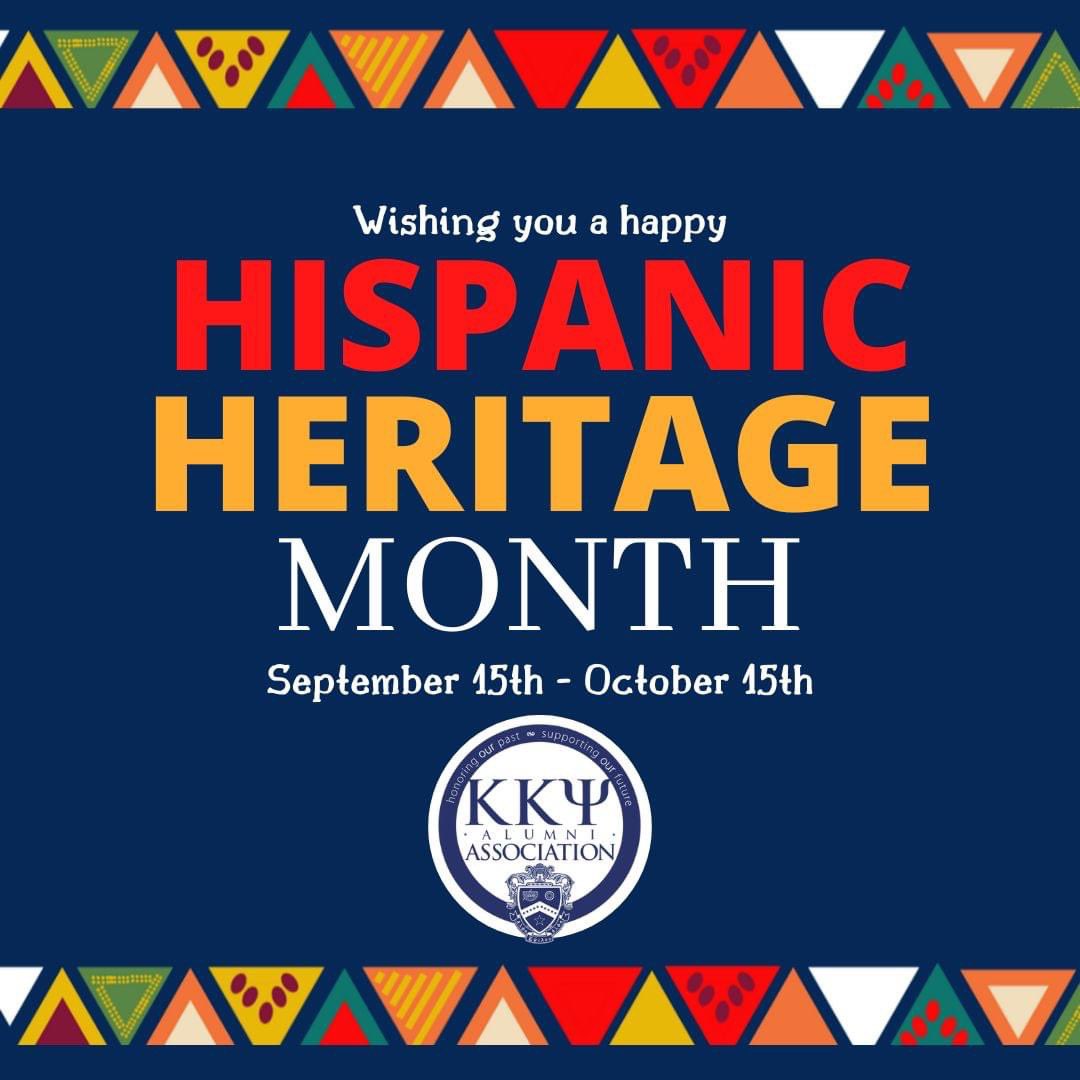 KKYTBSDino's tweet photo. To my fellow Hispanic brothers and sisters, I wish you a great month! Much love y viva nuestra cultura! #KKPsi #TBSigma https://t.co/GLG3yuzIPb