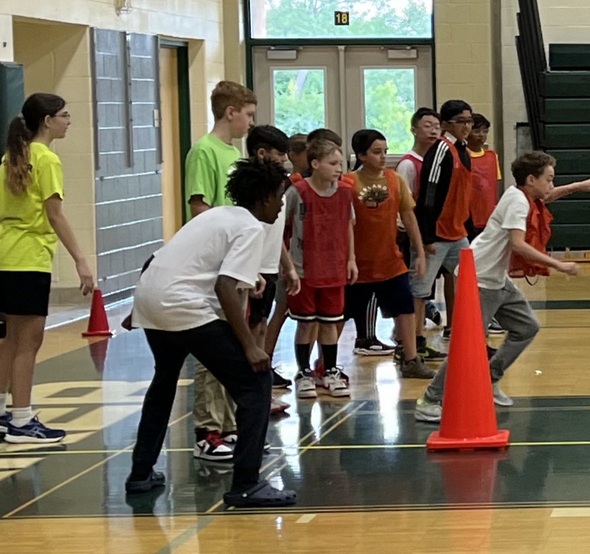 elstetson83's tweet photo. W.E.B. Leaders were able to reconnect with 6th Graders this week during lunch and they played a little bit of extreme kickball with them! @BakerMiddle https://t.co/RD4Kae2HeE