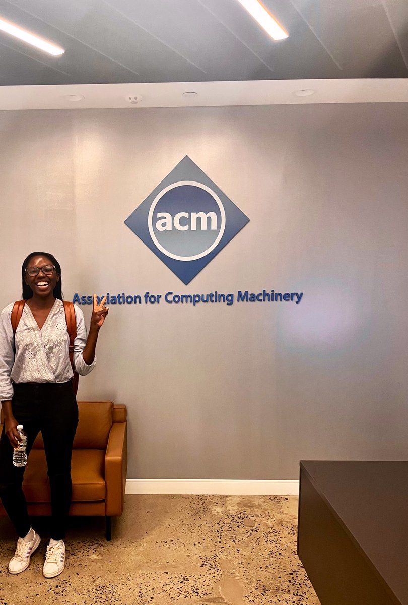The main reason I’m in NYC this week is for the <a href="/TheOfficialACM/">Association for Computing Machinery</a> practitioner board meeting❤️ 

I’m personally hoping to see more Pythonistas and Africans join the ACM🐍🌍 Its the largest computer society in the world!!!

Feel free to ask me if you have any questions about it!