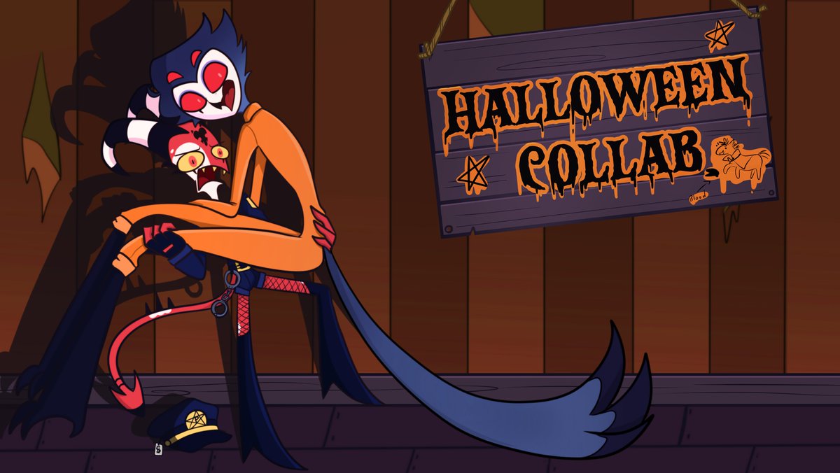 JealousCartoon's tweet photo. Oh yeah is that time again 😌 ✨
Welcome to another Helluva Boss Collab 
🎃Halloween themed🎃
Feel free to send a DM if you are interested but please be sure to read what you need to join!  🧵
#HelluvaBoss #HelluvaBossFanart  #HelluvaCollab https://t.co/GlshT6uvFY