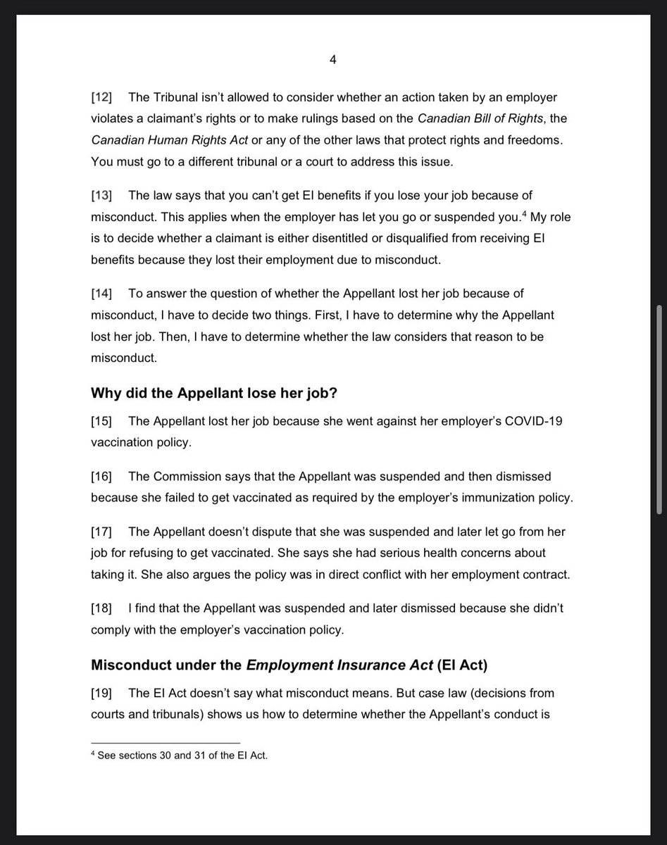 chickfrmontario's tweet photo. I won my appeal for unemployment benefits with the Social Security Tribunal of Canada. I won my appeal because of someone else’s decision from the tribunal. So I am posting mine here incase there is anyone out there it might help. https://t.co/PvnmzngWDS