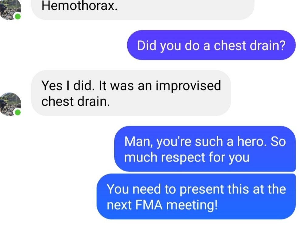 KrishnanAmrish's tweet photo. In June my team and I put in money towards a suction machine for a rural health center in Fiji, which we proudly personally delivered. Here are screenshots of messages I received recently from the dynamic young doctor stationed there. A useful tool in useful hands can do wonders! https://t.co/laBEUUdca6