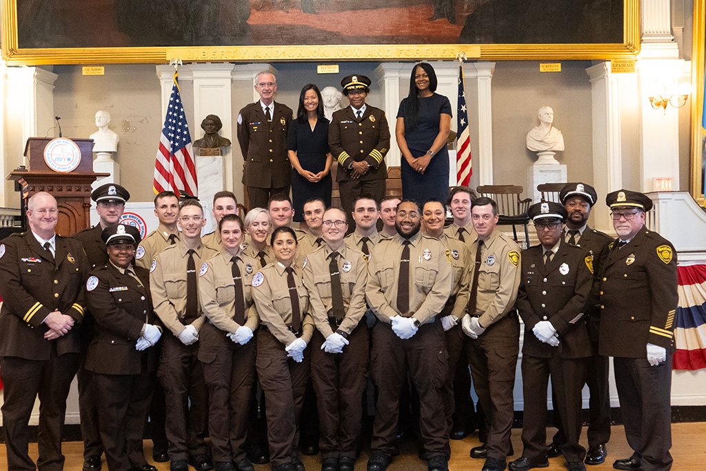 Congrats to Class 2023-1 on their graduation from the Recruit Academy. The newest badge members of the department were celebrated at a ceremony at Great Hall today. We wish them a long and rewarding career here at Boston EMS.