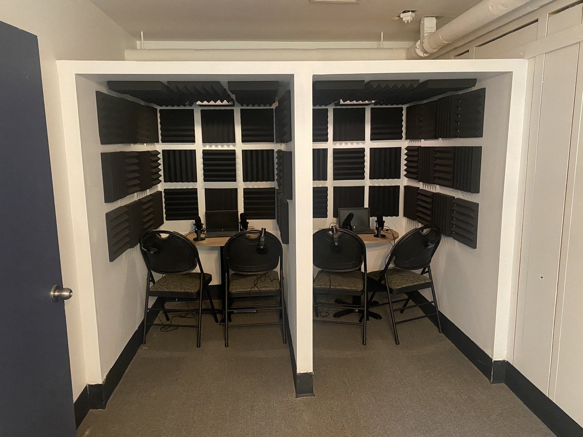 Finally, we have another new addition! Our new podcast booths will be used a lot this year as students of all ages are eager to record podcasts. It’s going to be awesome to hear their podcast ideas come to life! <a href="/StBonaventures/">St. Bon's 🇨🇦</a>