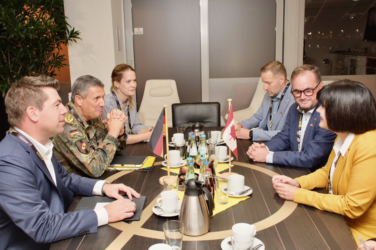 This morning, I met with @ThomasHitschler to discuss the ways we can continue support Veterans and their families, and to thank him for welcoming us to the Germany for the #IG2023.