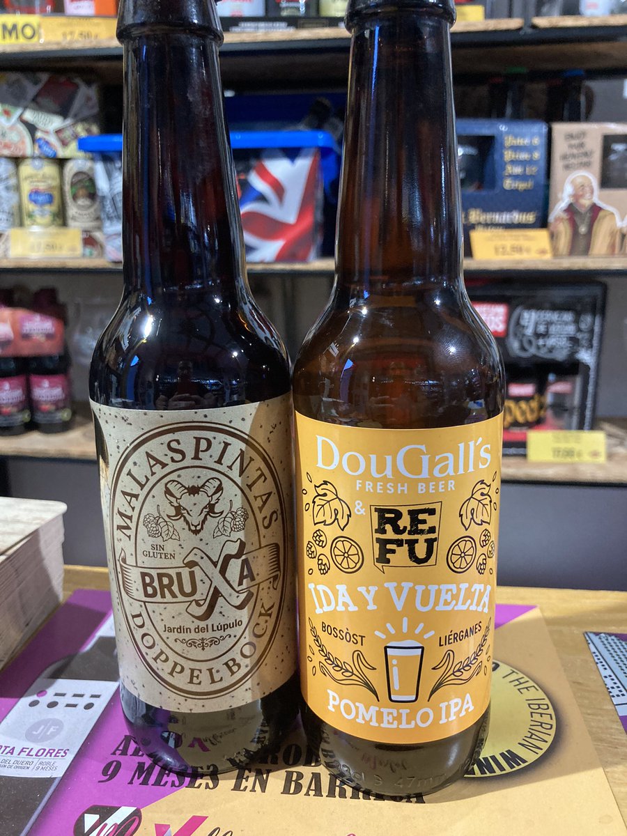 Rubengzamora's tweet photo. De compras en @BeerMarketVa , cómo no @CervezaDougalls , mi sección favorita 🤩 https://t.co/ljGZTSN0um