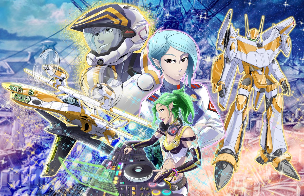Chuva736's tweet photo. NEW #MACROSS #FANART HOPING THIS WILL BE A NEW PRINT! It’s last minute but I’m trying to get a table at SUPER DIMENSION CON in Torrance this year. It it happens this print will be available. WISH ME LUCK! #macross #macrossfancentral #macrossgram #macrossworld https://t.co/JEQlQxlJGF