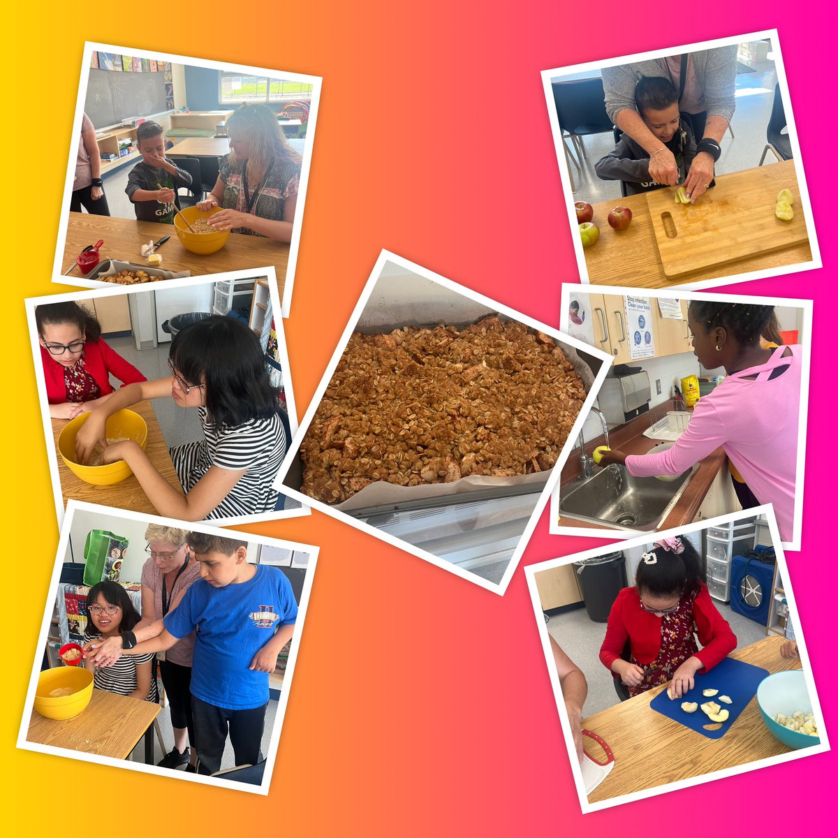 Apple crisp kinda baking day! #onted