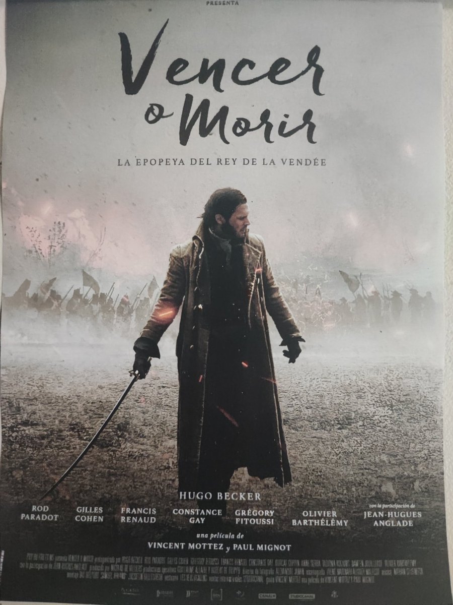 kurateka's tweet photo. “La guerra de la Vendée es una herida convertida en gloria”
(Victor Hugo) 

Vayan al cine a ver Historia de Europa en mayúsculas: #VencerOMorir de #boscofilms https://t.co/m0MH2iPMx6