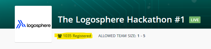 logosphere_io's tweet photo. 1035 registered on Logosphere hackathon #1 hosted by @HackerEarth!

Special thanks to @GoMaestroOrg helping hackers with additional tooling options and @snapbrillia for hosting on their bounties board. @Cardano_CF https://t.co/W4BV6TSGqu