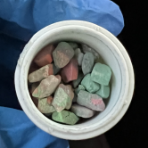 Queen_City_News's tweet photo. A suspect was arrested after multiple drugs, including “rainbow fentanyl,” were seized during a traffic stop in Charlotte last week, according to @CMPD. More: https://t.co/jd61OkWNfm https://t.co/c1UjX8QICE