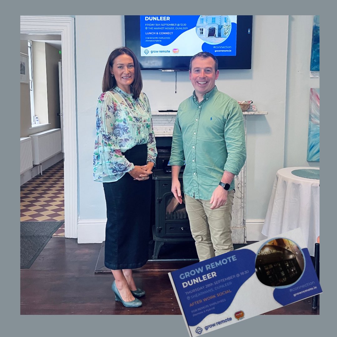 ErinMcGreehan's tweet photo. A lovely meet up today in #Dunleer for the launch of  #MidLouth #growremote a social and networking organisation for remote &amp; hybrid workers.  Congratulations to @CllrJohnS for his work on getting this project started! @fiannafailparty @LouthOgraFF https://t.co/3NwkVErYBc