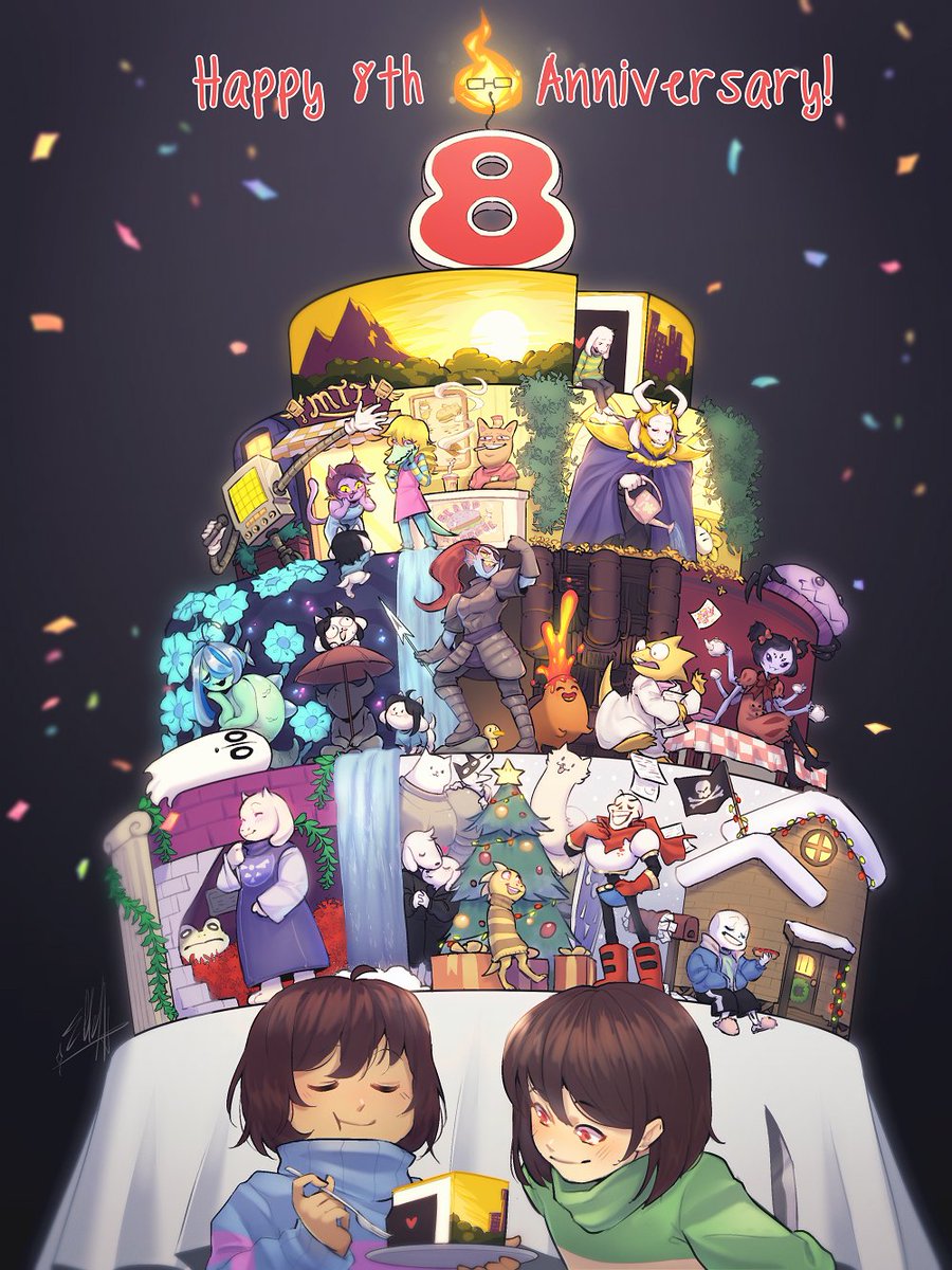 Happy Anniversary!! 🎉
#undertale8thAnniversary
