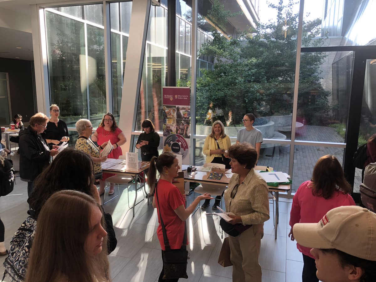 GilbreaCentre's tweet photo. Our “Older Adult Open Campus Day” hosted today with @MIRAMcMaster funded by @macokanagan was a success! It was so exciting to show off our beautiful campus. Thank you to all the community members, students, staff, and campus partners who contributed to such a great day 🥳 https://t.co/umWcqZaGEa