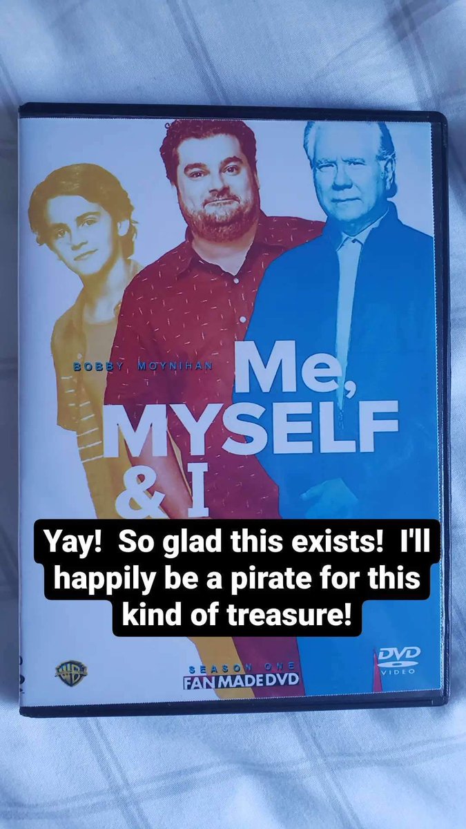 My Facebook story from 2 years ago.  I'm still so glad I found this!  $20 is a small price to pay for a fantastic DVD set of a magnificent (and tragically forgotten) TV show!

#MeMyselfAndI
#MeMyselfAndICBS
<a href="/MeMyselfAndICBS/">Me, Myself & I</a>