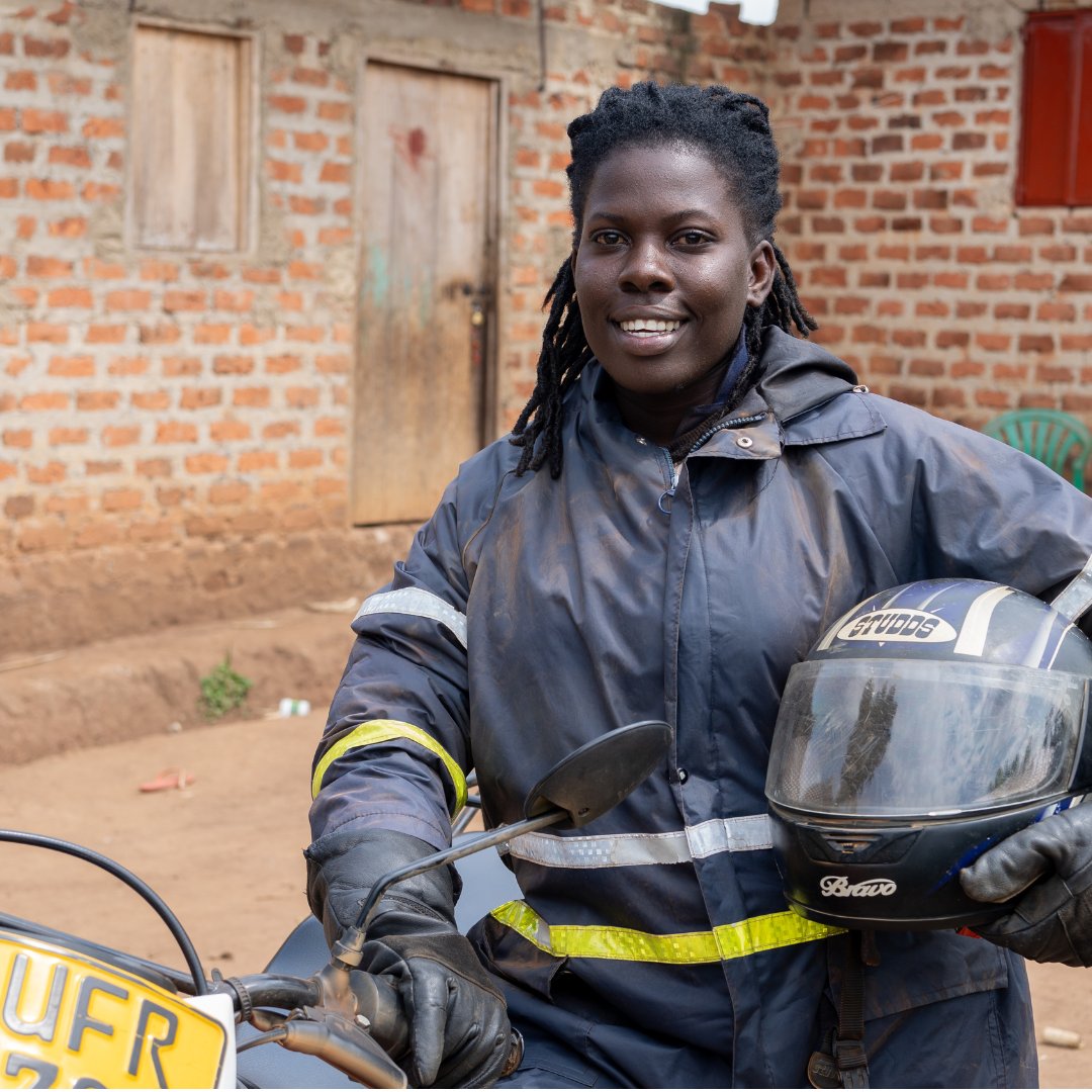 1/3 Meet Mary, our last-mile hero from Uganda, as we bring you a first-hand account of what drives our passionate team, our last-mile heroes.  
'When I ride my motorcycle, children wave and shout, - Goretti Raisingi! Goretti Raisingi!” 
#staffvoice #lastmile #lastmileheroes