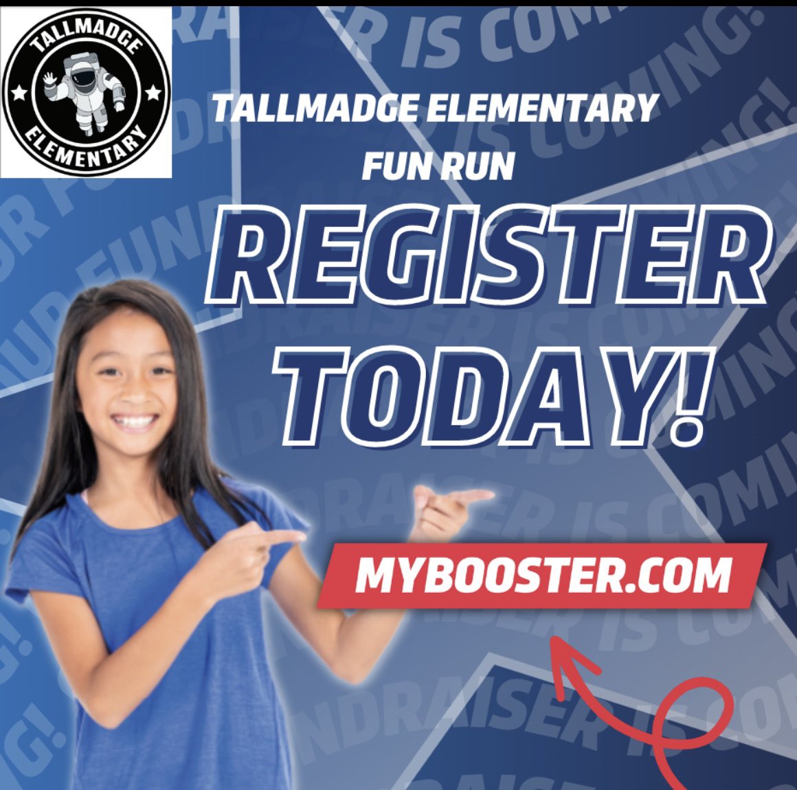 TallmadgeK5PTA's tweet photo. IT’S GO TIME ⭐️⭐️⭐️

Registration is open for our Tallmadge Elementary School Fun Run kicking off on 09/28/2023. This is the first step to help our school reach our fundraising goal this year.

Head to https://t.co/37mySPZfTj today. 

Thanks for your support!💙💛💙 https://t.co/M5XJM7KE15