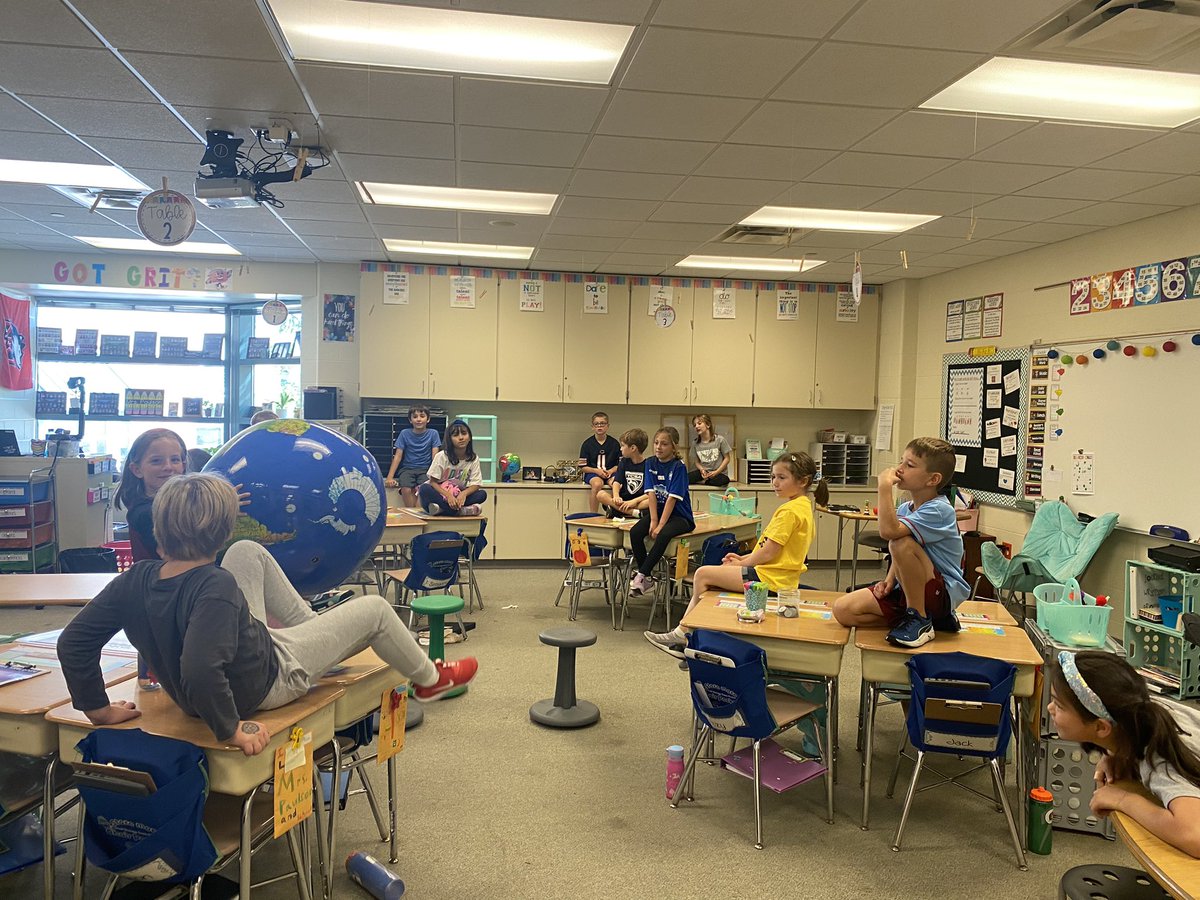 MrsPaulson2's tweet photo. Naming continents and oceans with a giant globe was a great way to end our Friday! https://t.co/PIMhymArvG