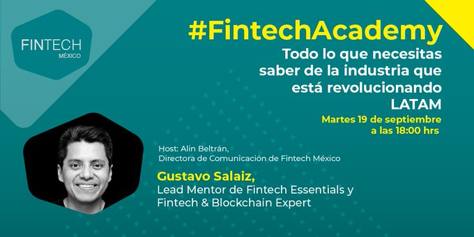 fintechmx's tweet photo. Te esperamos en nuestro primer #FintechMxSpace Nos acompaña @gsalaiz para conversar sobre #FintechEssentials, curso impulsado por #FintechAcademy y @CollectiveAcad, que concentra los fundamentos del ecosistema #Fintech y sus modelos disruptivos 🙌
👉 https://t.co/HK8MMJcq1D https://t.co/Tx4nbueG8z