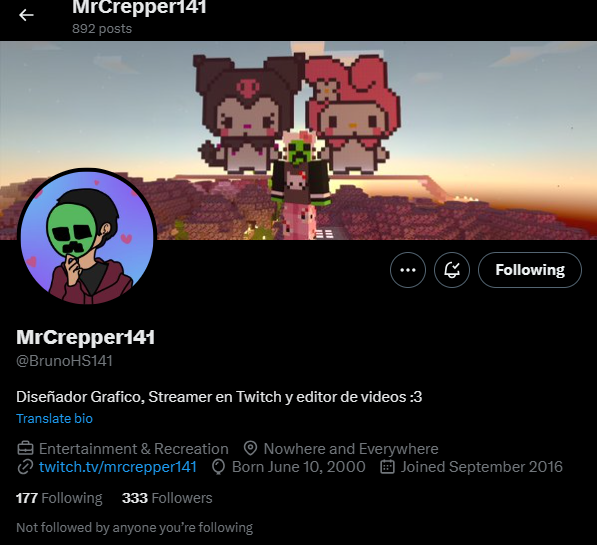 MisterThePro13's tweet photo. @BrunoHS141 Listo https://t.co/8xvSokv4Z4