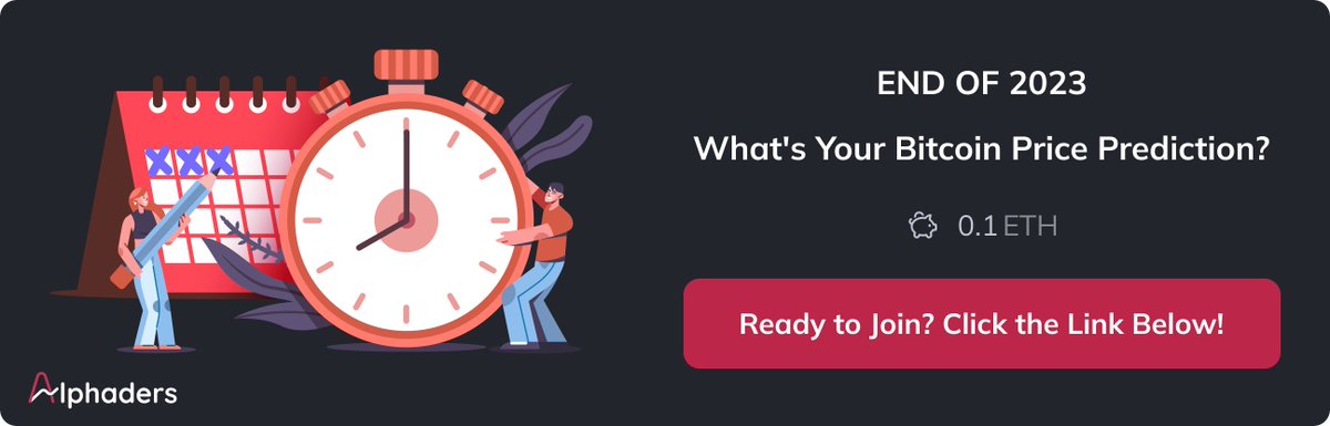 OkroguLes's tweet image. Are you adept at analyzing #Bitcoin market trends? 🤔 Prove your prowess by predicting the closing price of Bitcoin&apos;s 2023 #yearly candlestick. 👉 
#alphaders 
alphaders.com/tournaments/BT…