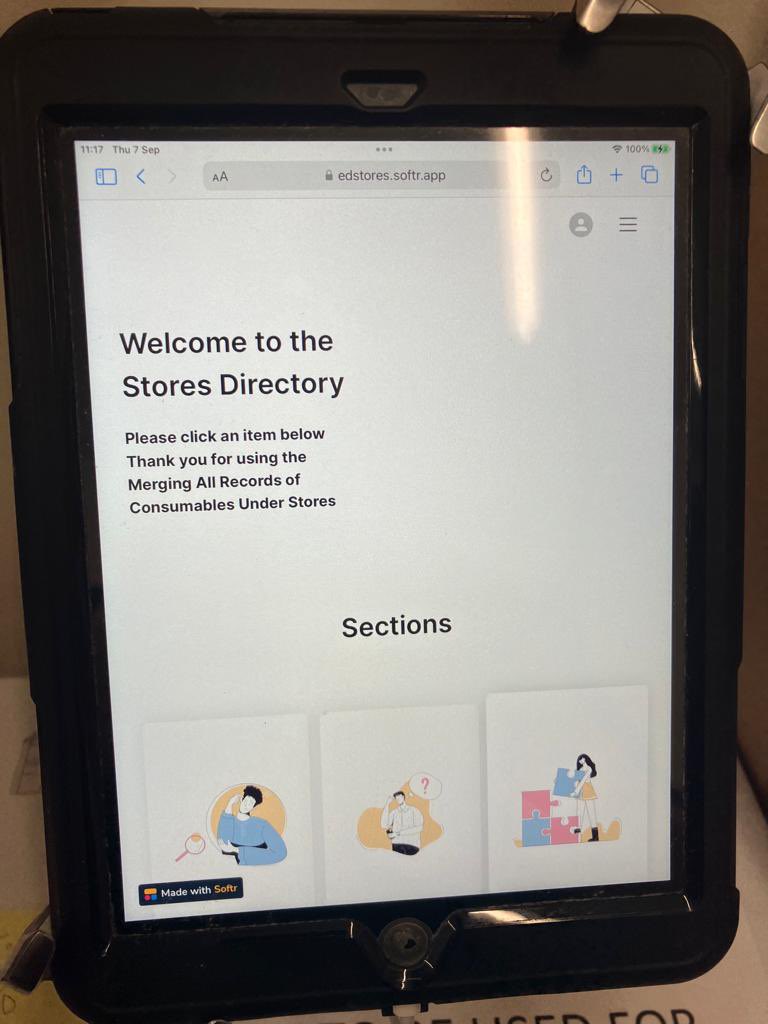 MarieFogarty7's tweet photo. So excited by this… following #teamEM’s #5S event Marcus has gone on to develop a stores directory app… including catelogues, ordering information, stock delays, and educational video’s…what’s next.. #investtime #waste @DrEdHartley @DPeach22 @InnovationUHCW @UHCW_KPO https://t.co/KBIl1qHwC1