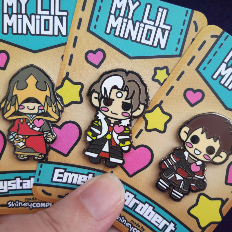 shineycomplex's tweet photo. Character pins from Final Fantasy XIV (FFXIV):
- A Realm Reborn (Thancred, Yshtola, Yda, Papalymo)
- Heavensward (Haurchefant, Aymeric, Estinien)
- Stormblood (Magnai, Hien, Zenos)
- Shadowbringers (Crystal Exarch, Emet-Selch, Ardbert) https://t.co/MaJ5mfHgfT