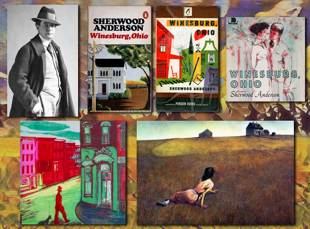 In a Seattle used bookstore I found Winesburg, Ohio, a collection of related #shortstories. Sherwood had a cool fedora but a tough life: 4 marriages, nervous breakdown, death by toothpick. #shortstory #LiteraturePosts #Literature #sherwoodanderson #shortstorycollection #fiction