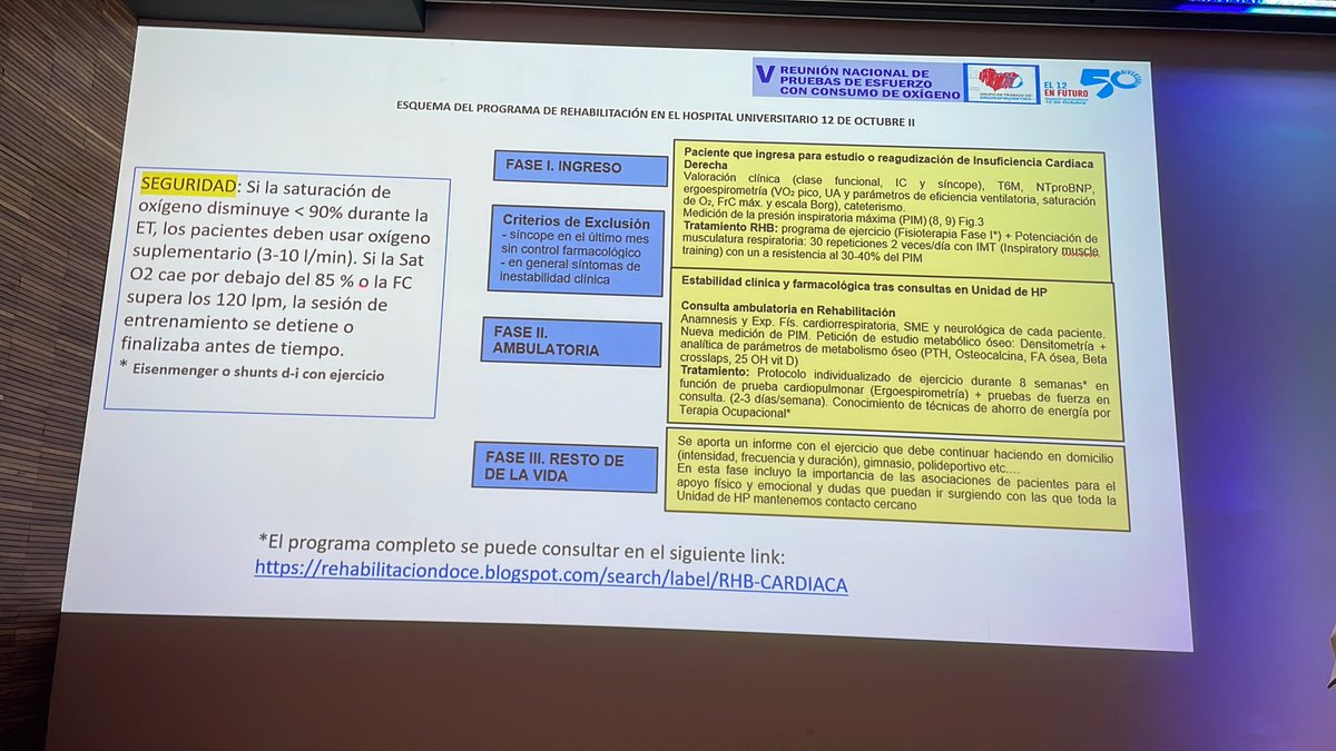 Ergoespiro_SEC's tweet image. Cómo prescribo programa de rehabilitación cardiaca basándome en la #ergoespirometría en pacientes con Hipertensión Pulmonar @pazsanzayan @SORECAR_es #ErgoValencia2023 Importancia de ejercicio y mejora de músculos respiratorios. Programa completo!