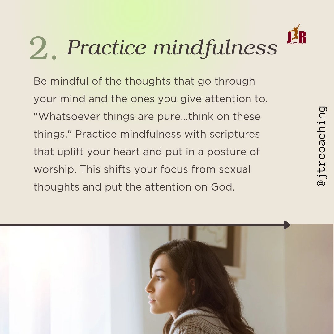 Jtrcoaching's tweet photo. Your mind is a power house that needs to be guarded all the time. 
Here are some tips to keep your thoughts grounded in the truth and on the right path. 

#jtrcoaching
#sexualrecovery
#sexualpurity
#freedomfromsexualaddiction
#christainity
#lifestyle
#lifestyleblogger https://t.co/DT094sKpce