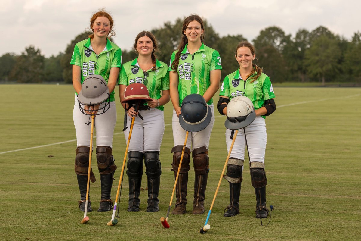 PoloAssociation's tweet photo. Next up: Ever Ready ✅ takes on Electric Charge ⚡️ in the second round of the girls division at the NYTS Championship semifinals. Catch the livestream now on USPA Polo Network #USPA #USPAPolo #USPAPoloNetwork #NYTS #Polo #USPolo #PoloPony #Semifinals https://t.co/1dGZVIUm9U
