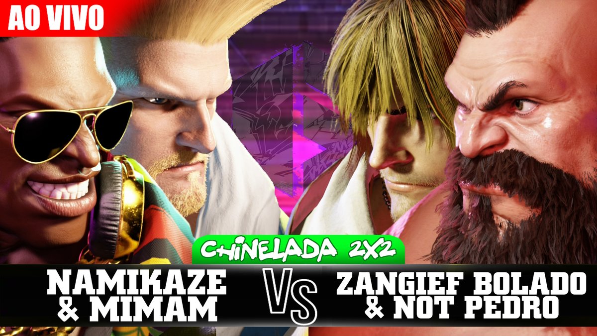MaxViannaYT's tweet photo. 🚨COMEÇOU: a chinela ta cantando corre pra assistir:
https://t.co/1v14TEwhZr
#Chinelada #StreetFighter6 https://t.co/49nytEQvfo